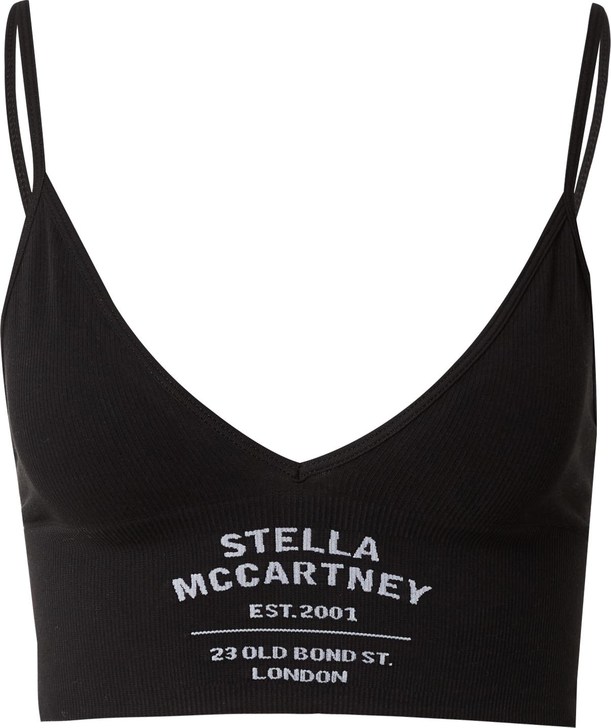 Stella McCartney Podprsenka černá / bílá