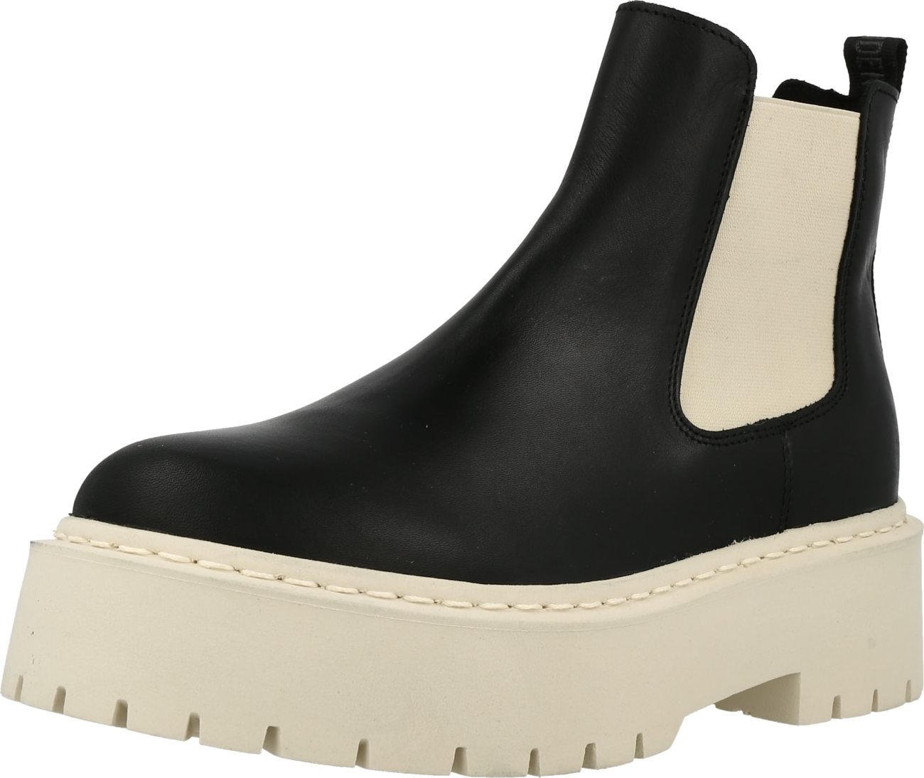 STEVE MADDEN Chelsea boty 'VEERLY' krémová / černá