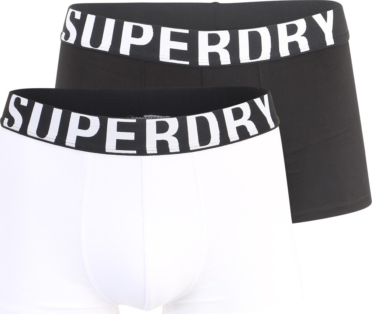 Superdry Boxerky černá / bílá