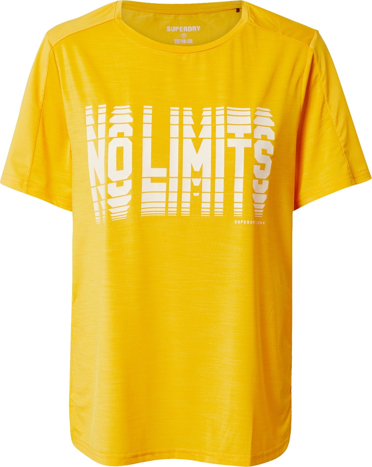 Superdry Funkční tričko 'Tech Touch' žlutá / bílá