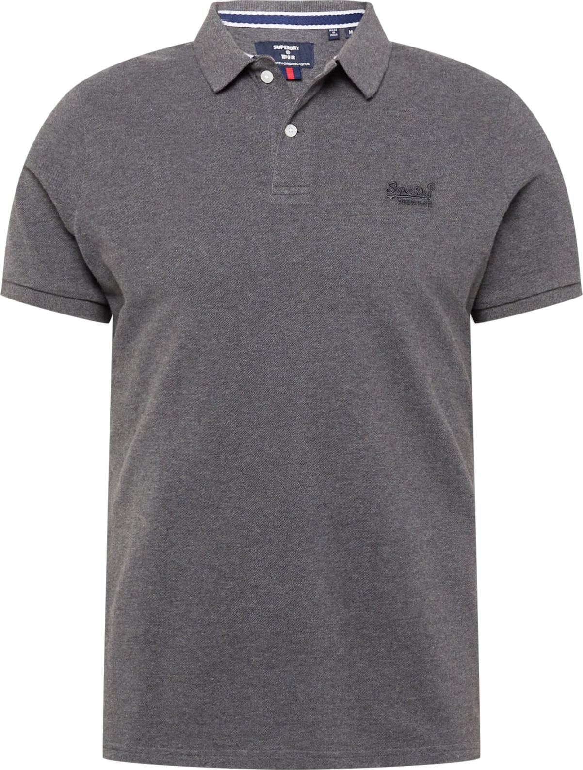 Superdry Tričko šedý melír