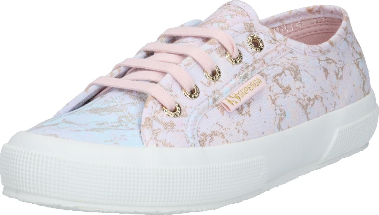 SUPERGA Tenisky '2750 Marbleprint Cotw' pink / bílá