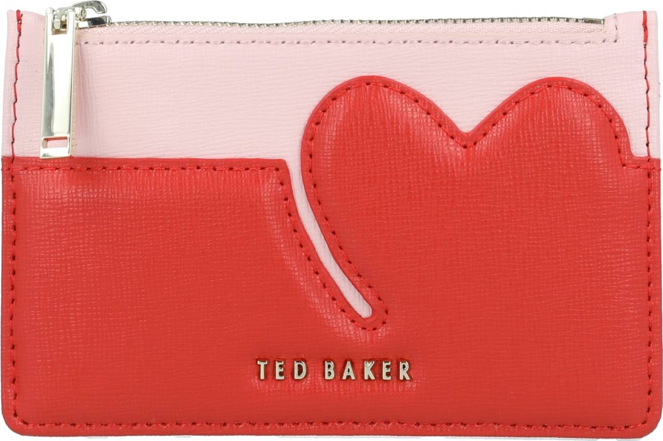 Ted Baker Peněženka 'Huni' pastelově růžová / červená