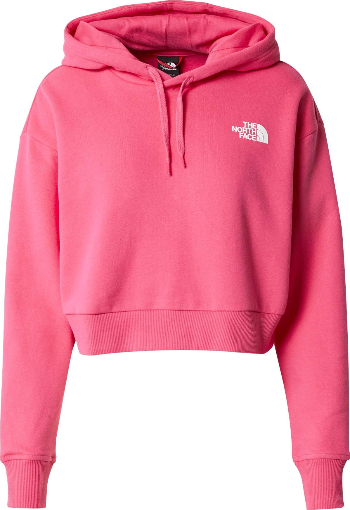 THE NORTH FACE Mikina pink / bílá