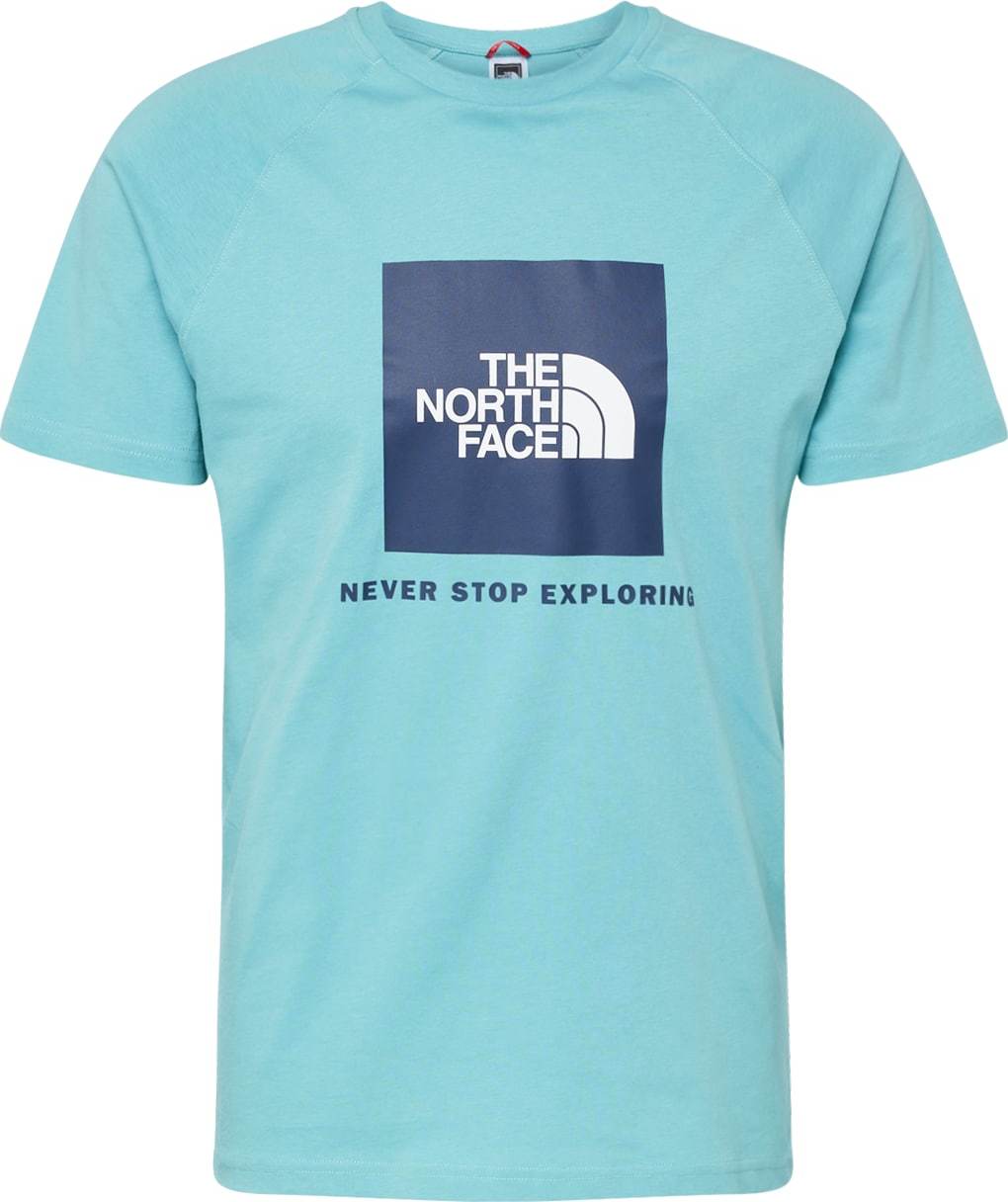 THE NORTH FACE Tričko námořnická modř / světlemodrá / bílá