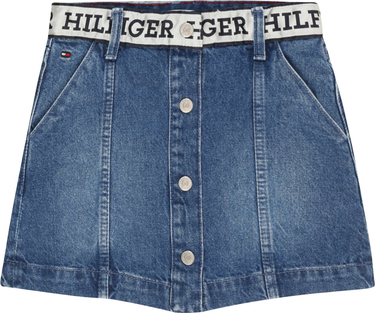 TOMMY HILFIGER Sukně modrá džínovina