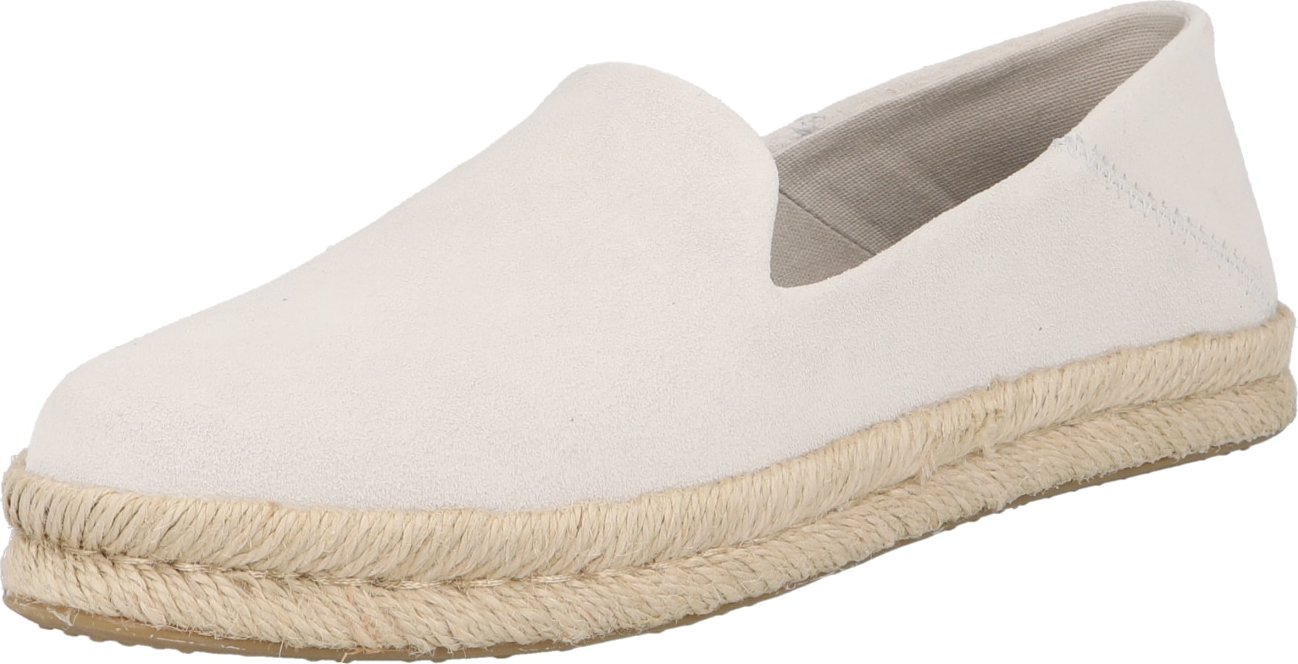 TOMS Espadrilky 'SANTIAGO' světle šedá