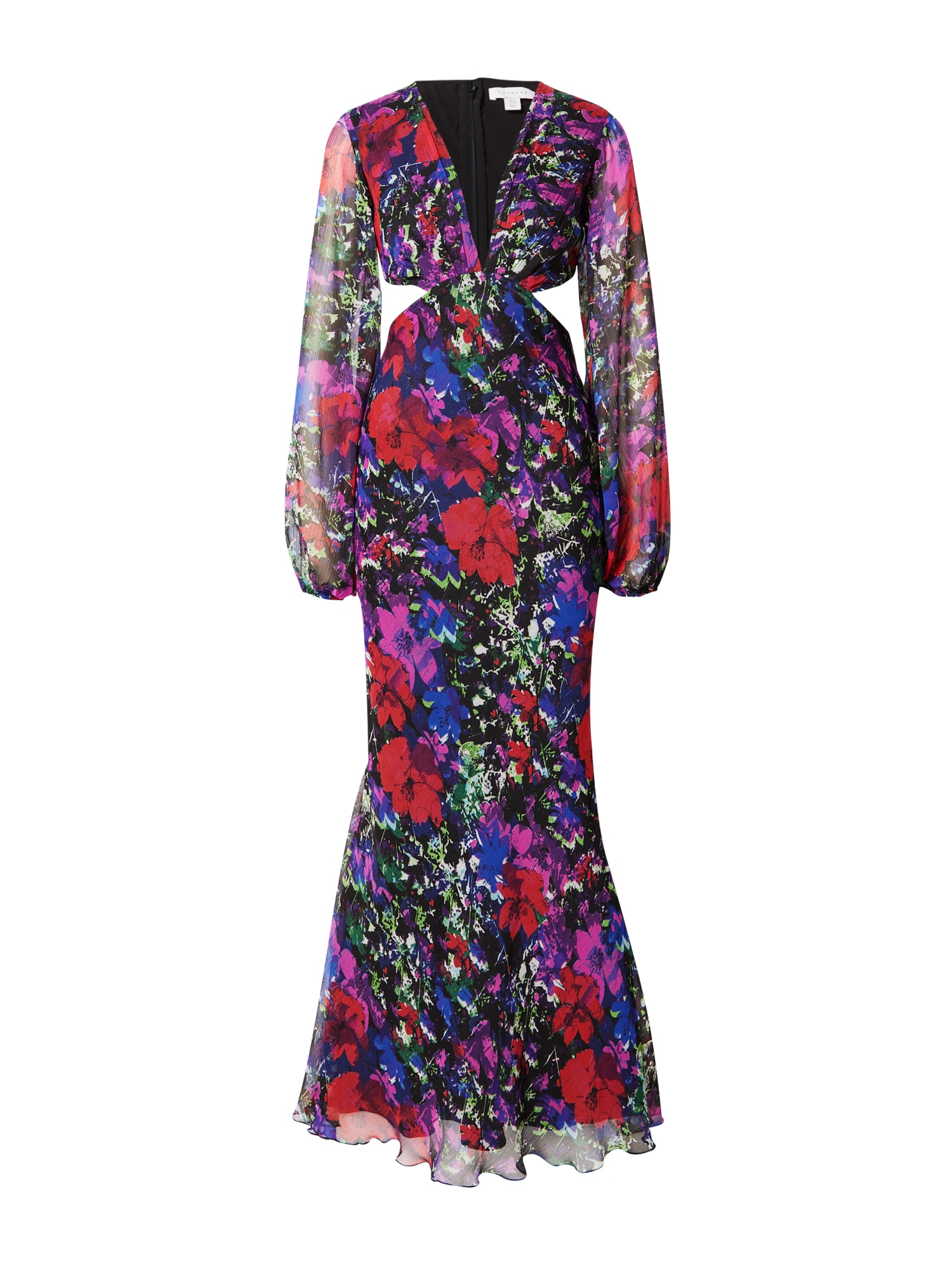 TOPSHOP Společenské šaty modrá / zelená / červená / černá