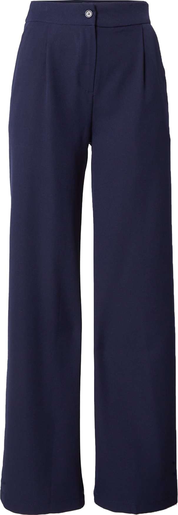 Trendyol Kalhoty se sklady v pase námořnická modř