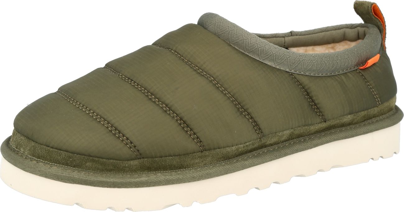 UGG Pantofle 'Tasman' olivová / červená