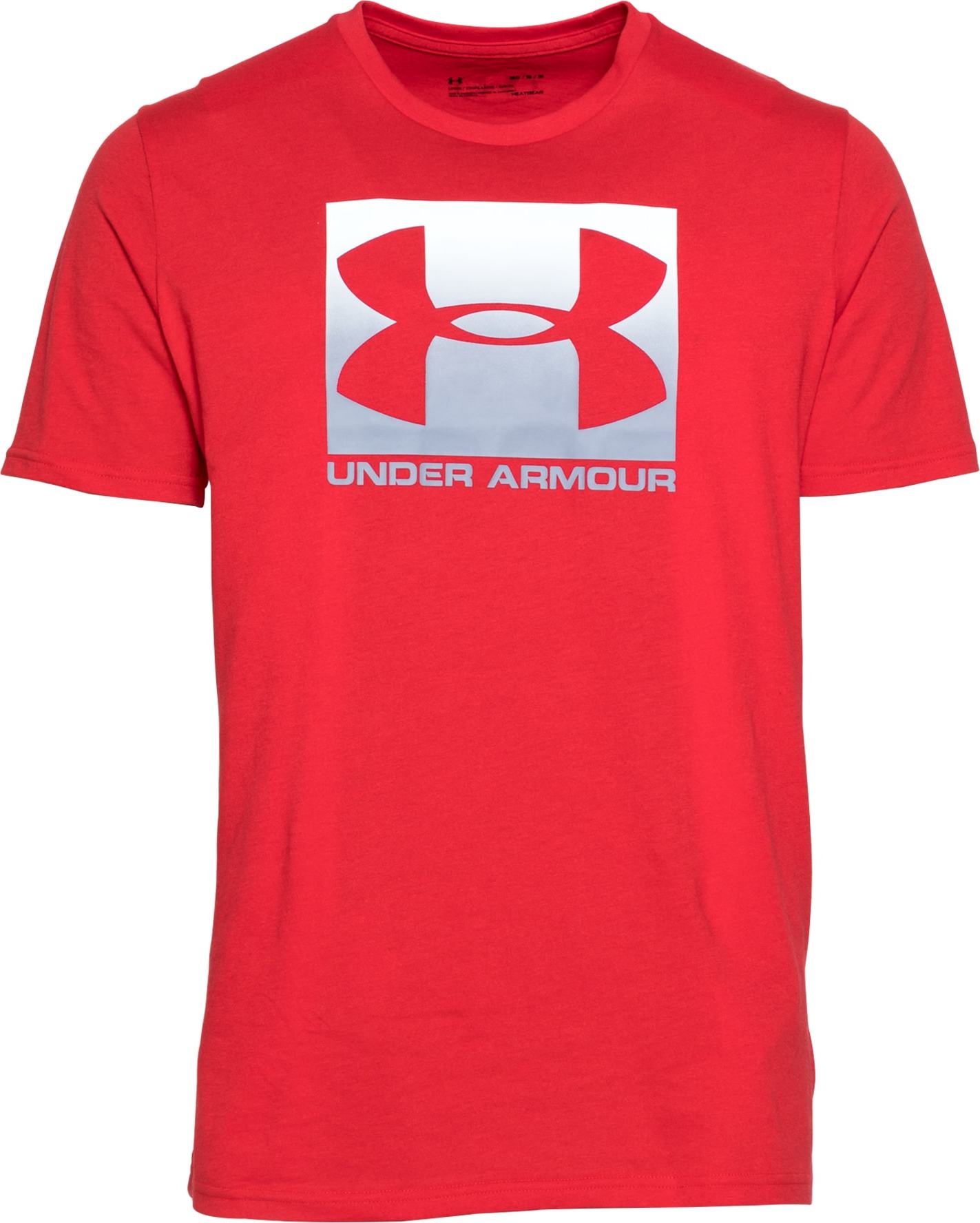 UNDER ARMOUR Funkční tričko šedá / červená / bílá