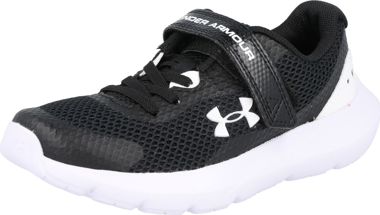 UNDER ARMOUR Sportovní boty černá / bílá