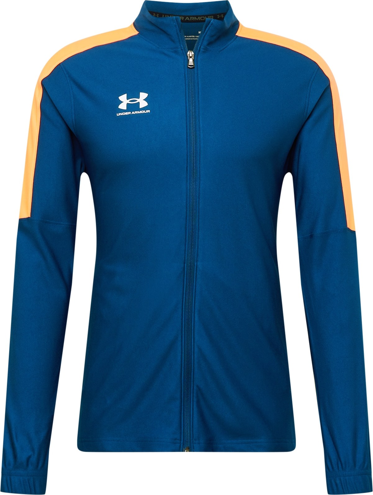 UNDER ARMOUR Sportovní bunda 'Challenger' modrá / oranžová