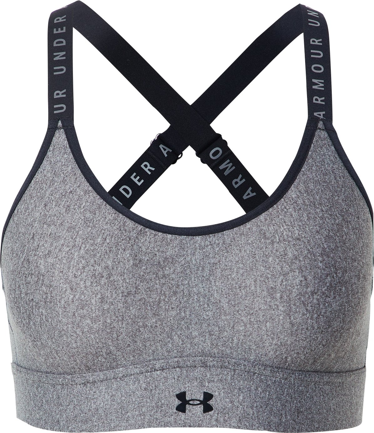 UNDER ARMOUR Sportovní podprsenka 'Infinity' šedá / černá