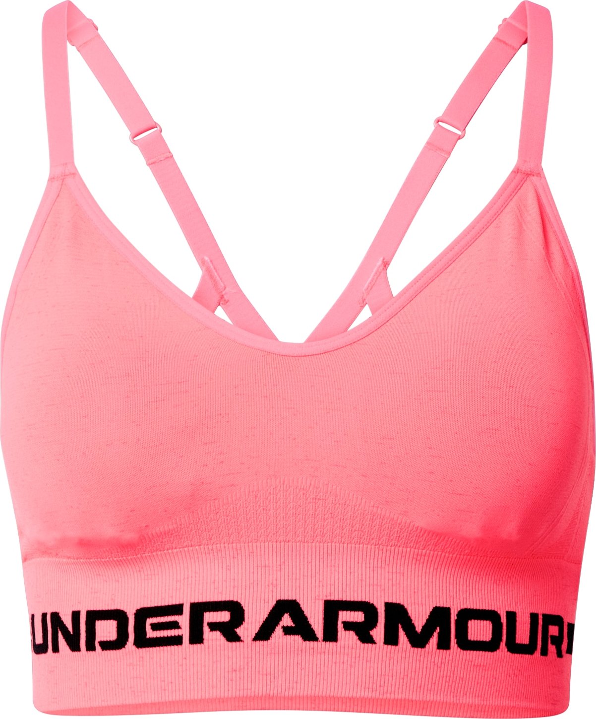 UNDER ARMOUR Sportovní podprsenka pink / černá