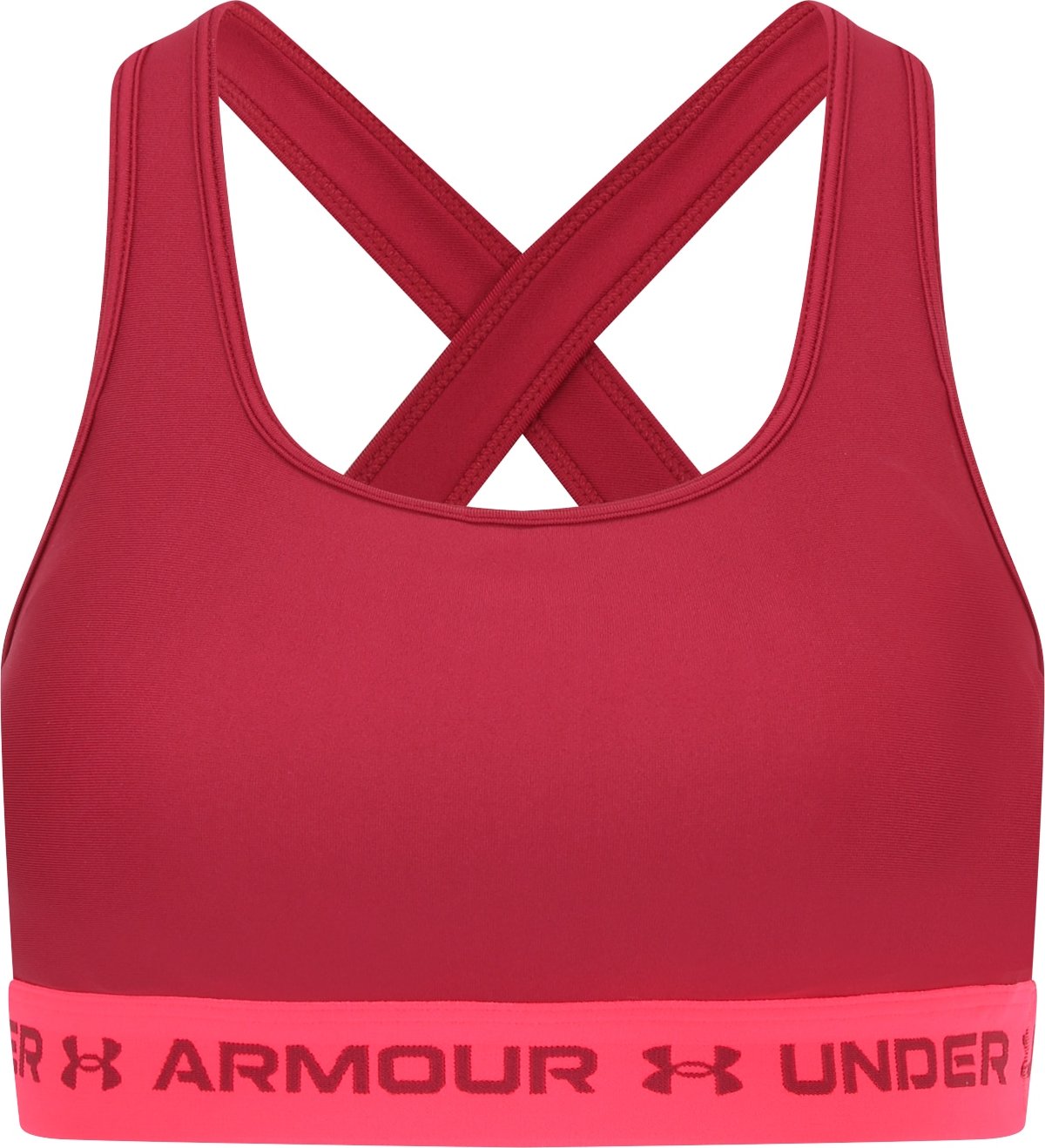 UNDER ARMOUR Sportovní podprsenka pitaya / světle růžová