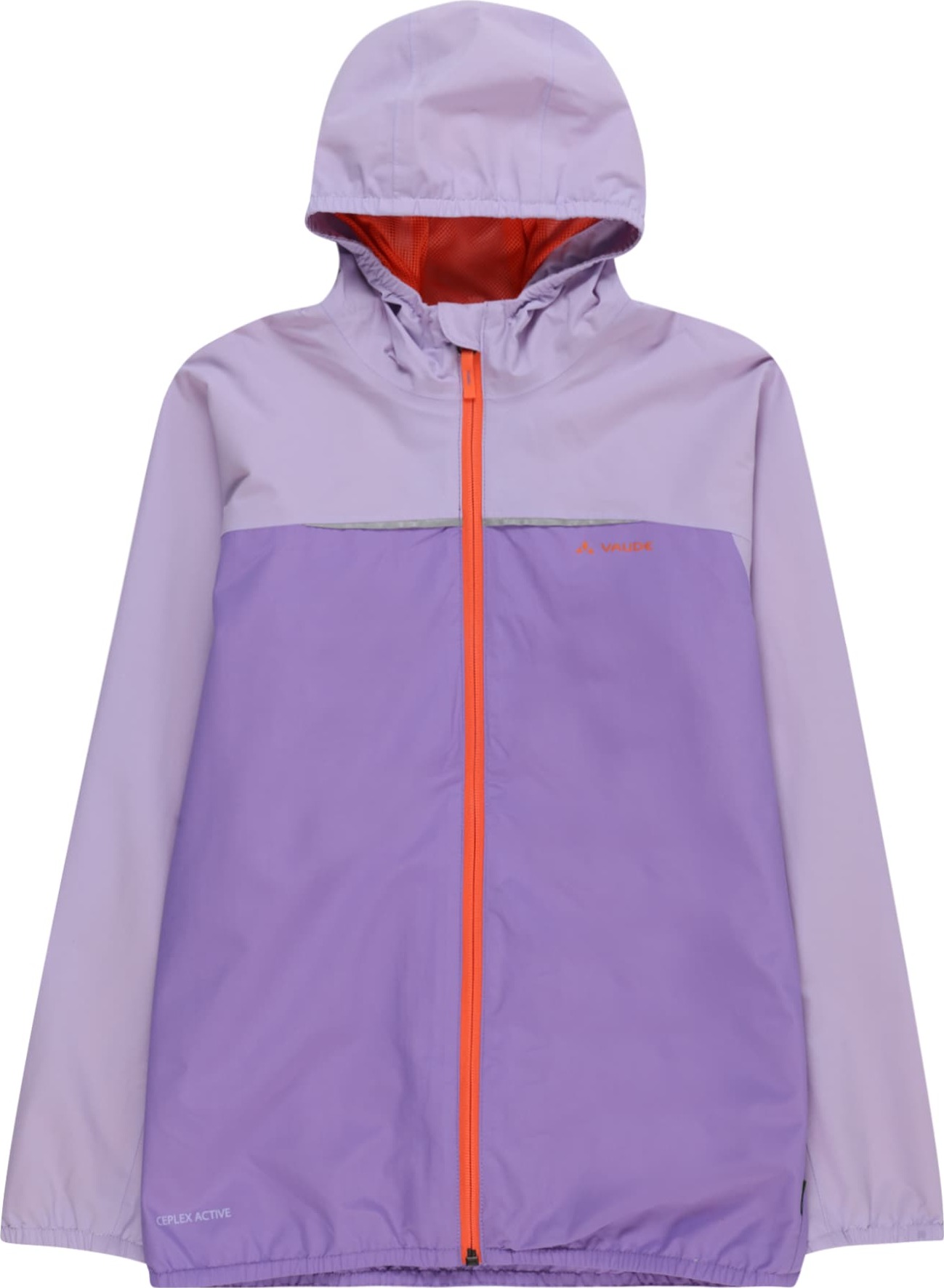 VAUDE Outdoorová bunda 'Turaco' fialová / tmavě fialová / oranžová