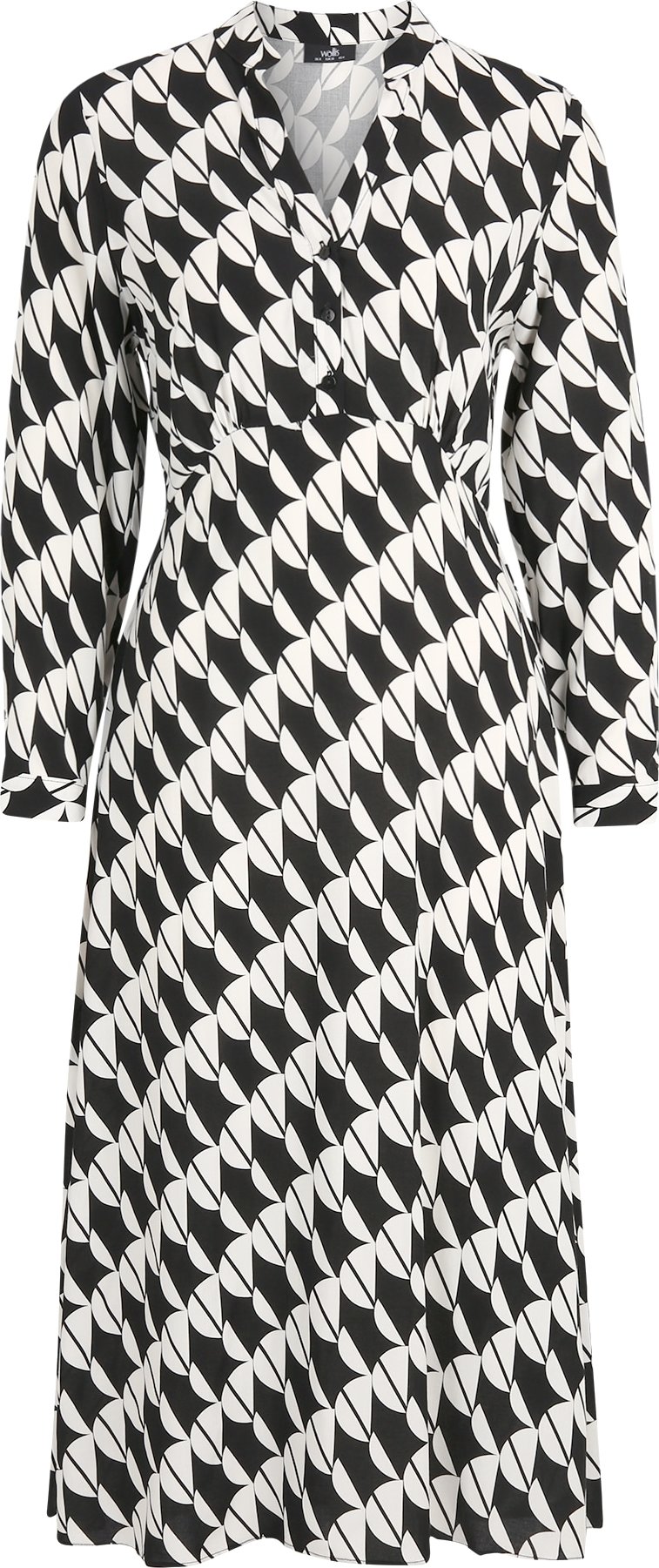 Wallis Košilové šaty černá / bílá