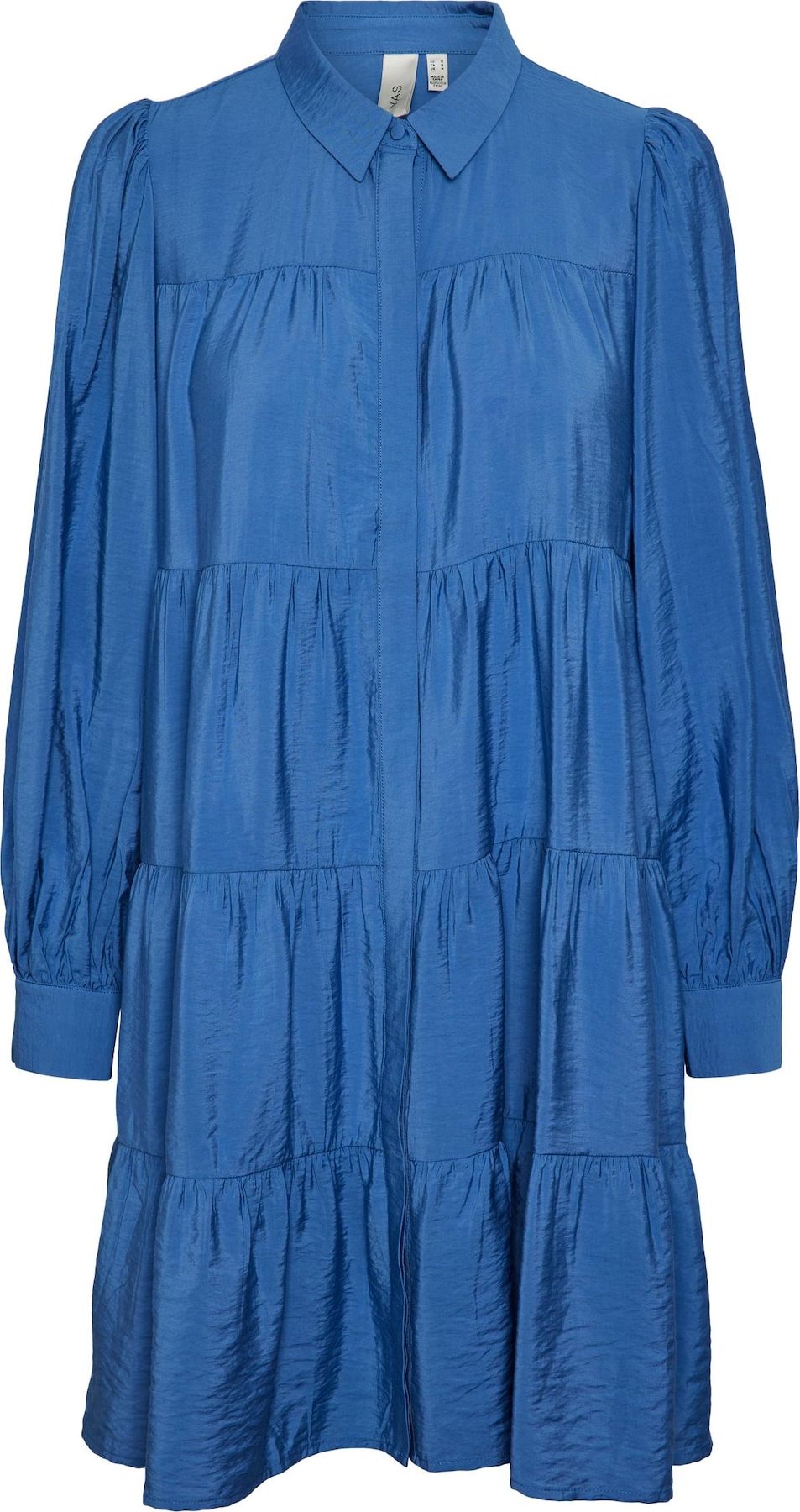 Y.A.S Košilové šaty 'PALA' modrá