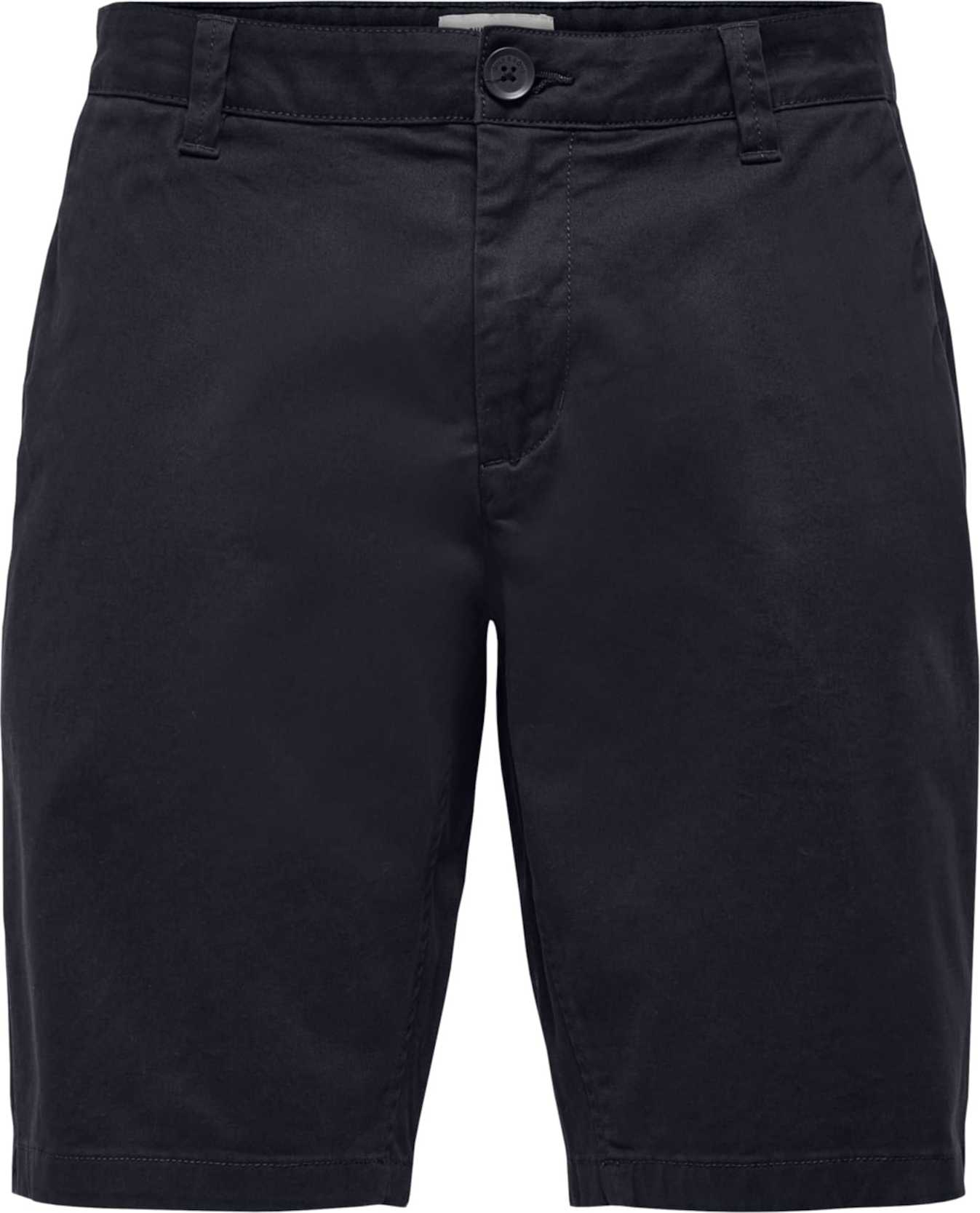 Chino kalhoty 'Cam' Only & Sons námořnická modř