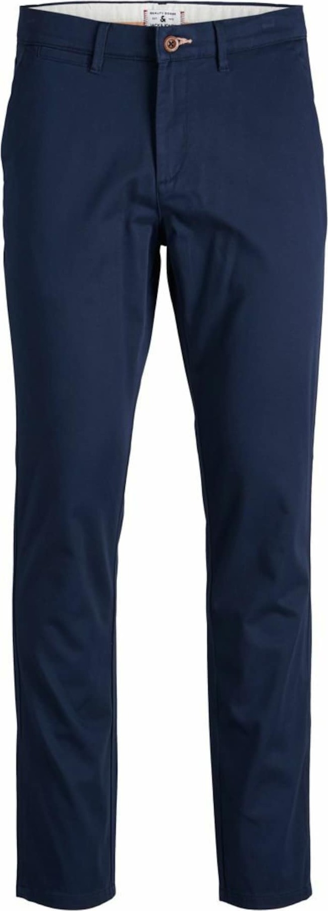 Chino kalhoty 'Ollie' jack & jones námořnická modř