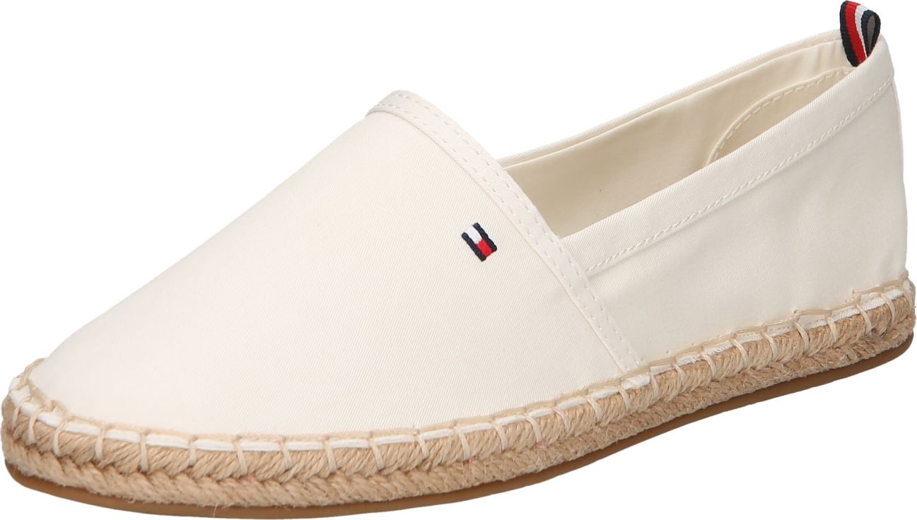 Espadrilky Tommy Hilfiger slonová kost