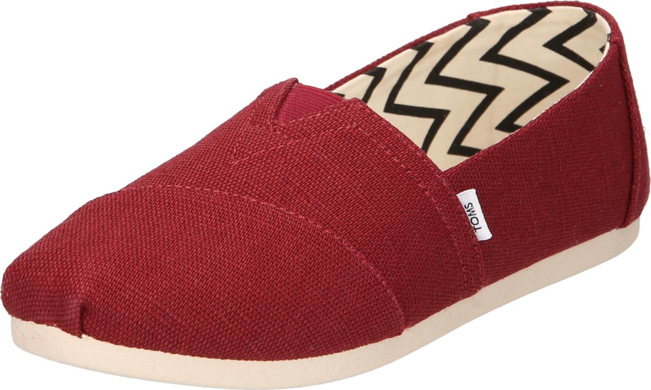 Espadrilky 'Alpargata' TOMS světlemodrá / bordó / bílá