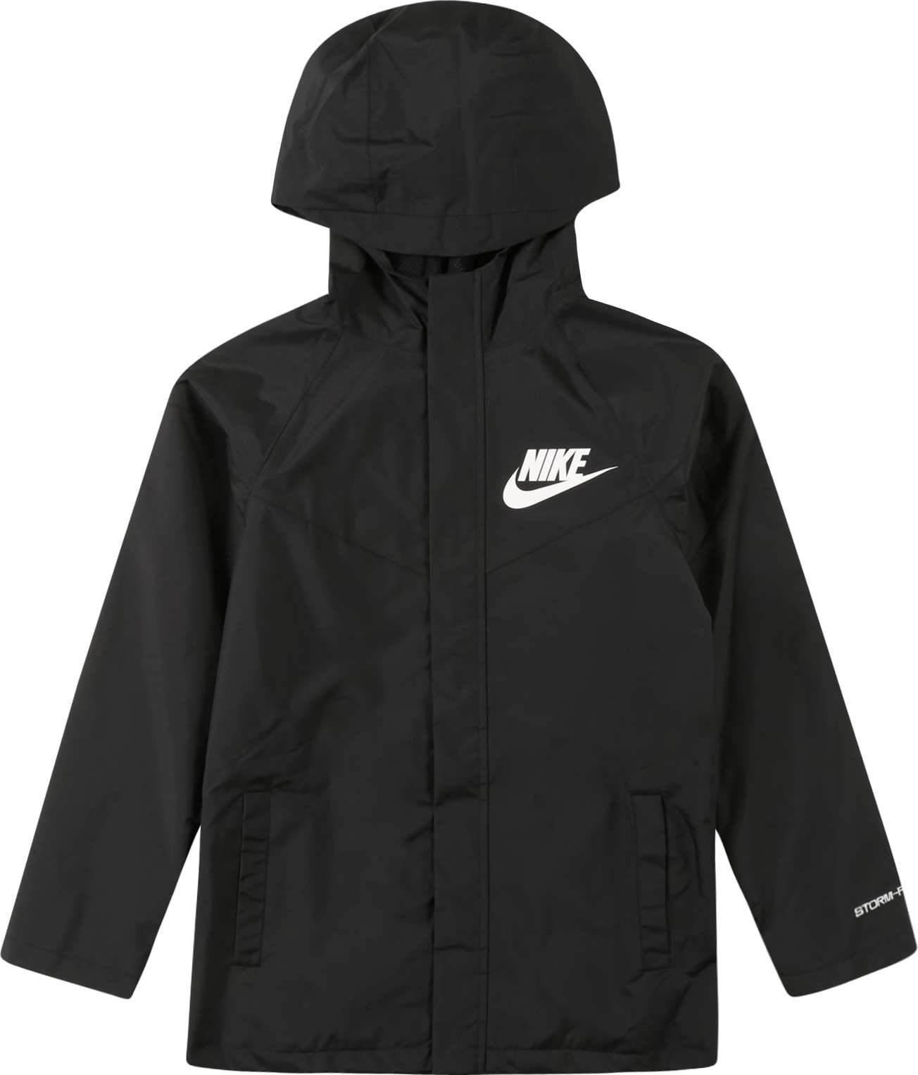 Funkční bunda Nike Sportswear černá / bílá