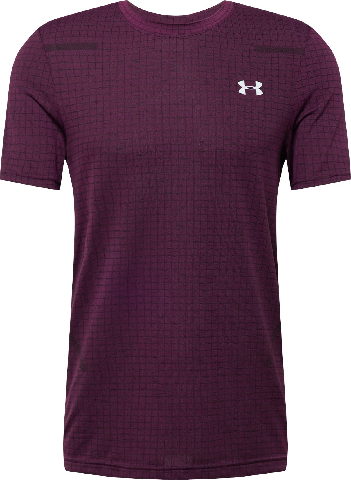 Funkční tričko Under Armour čedičová šedá / ostružinová / bílá