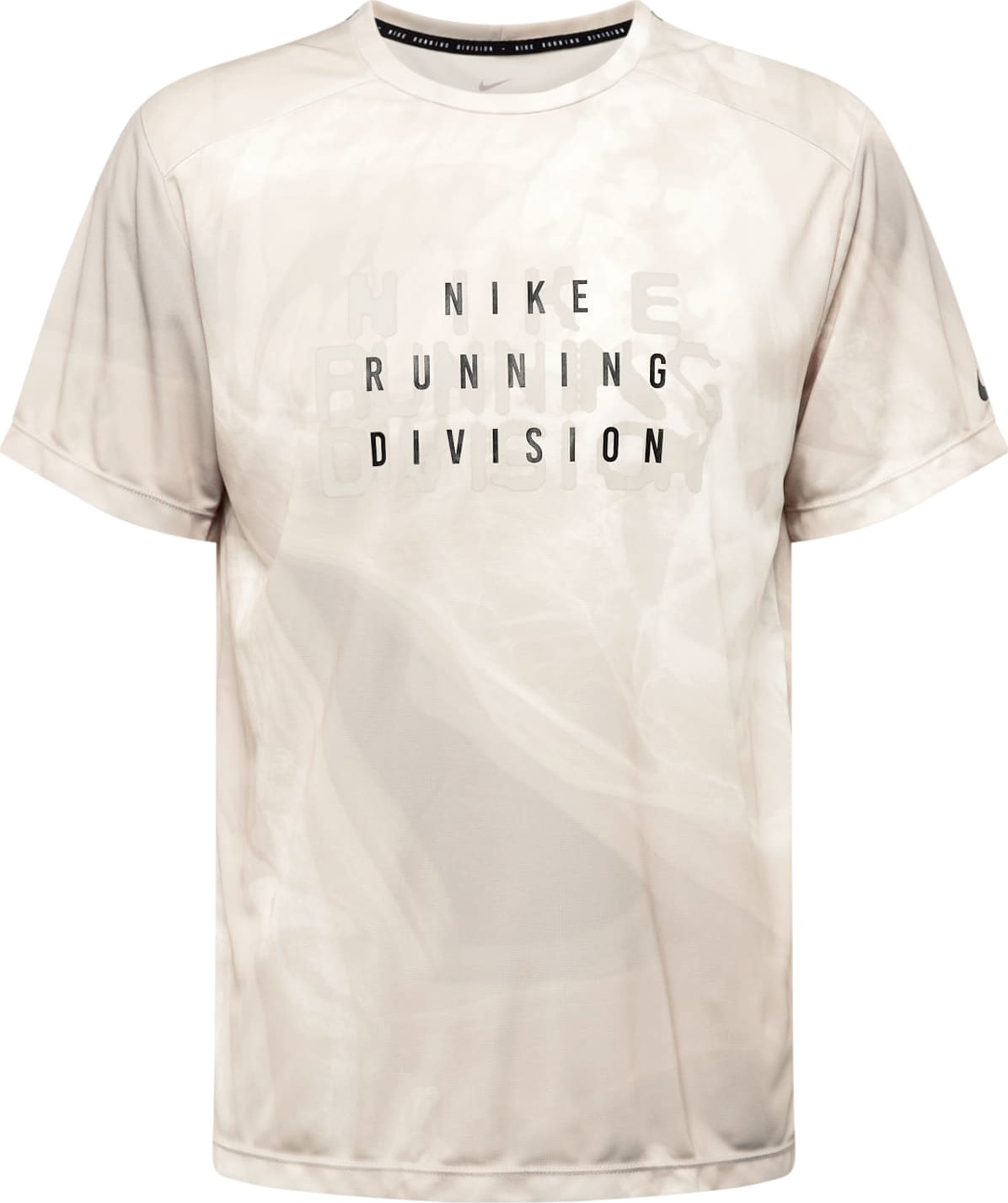 Funkční tričko Nike světle šedá / černá / bílá