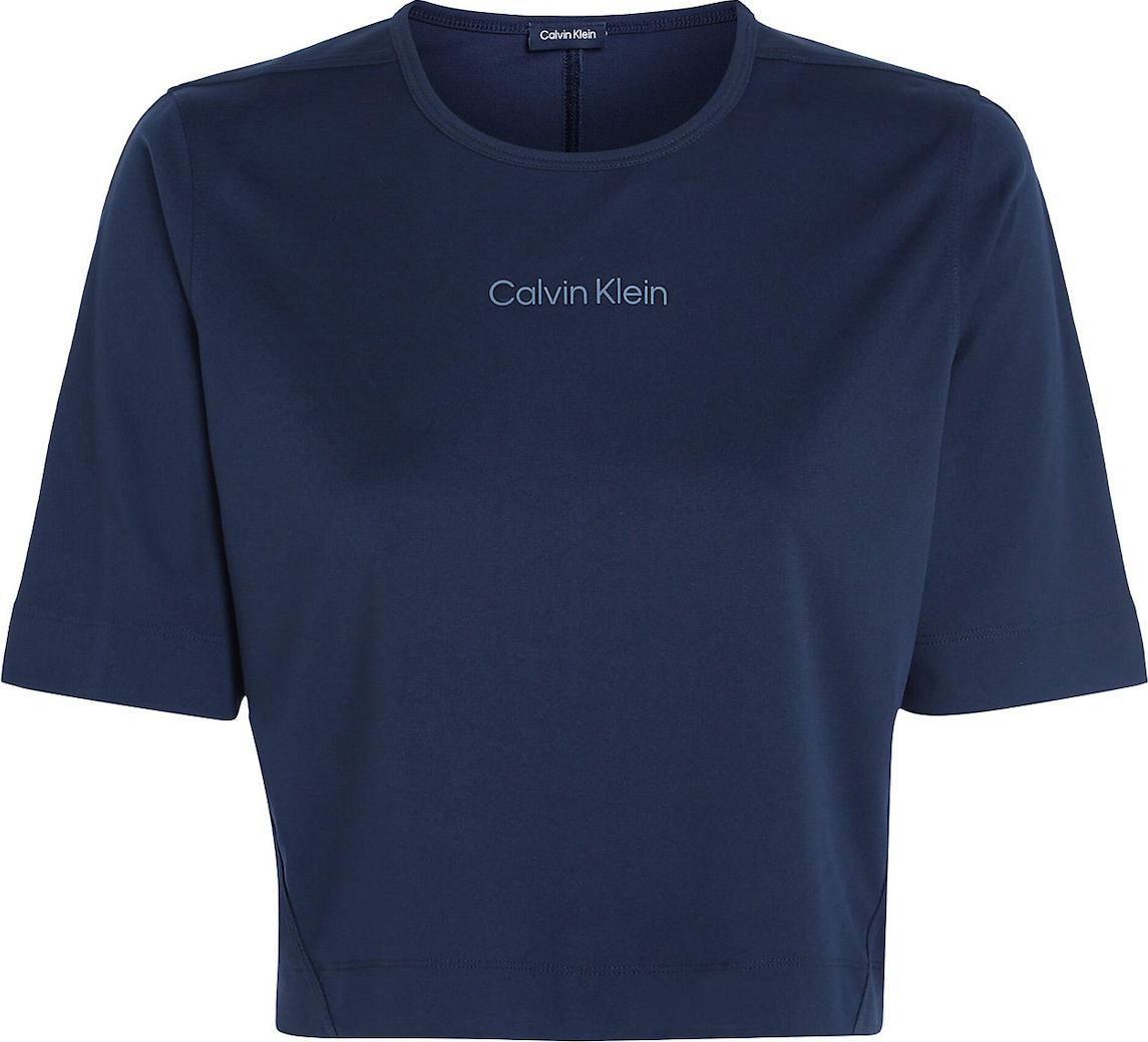 Funkční tričko Calvin Klein Sport noční modrá / světlemodrá