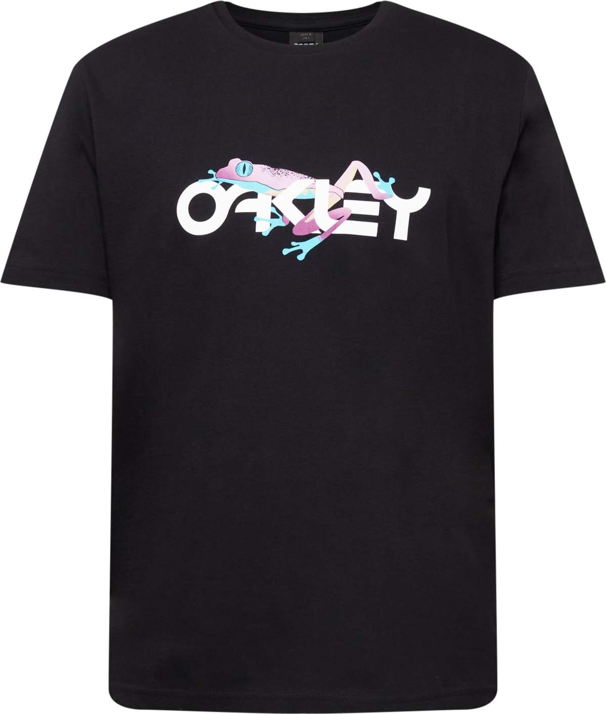 Funkční tričko 'RETRO FROG' Oakley světlemodrá / růžová / černá / bílá