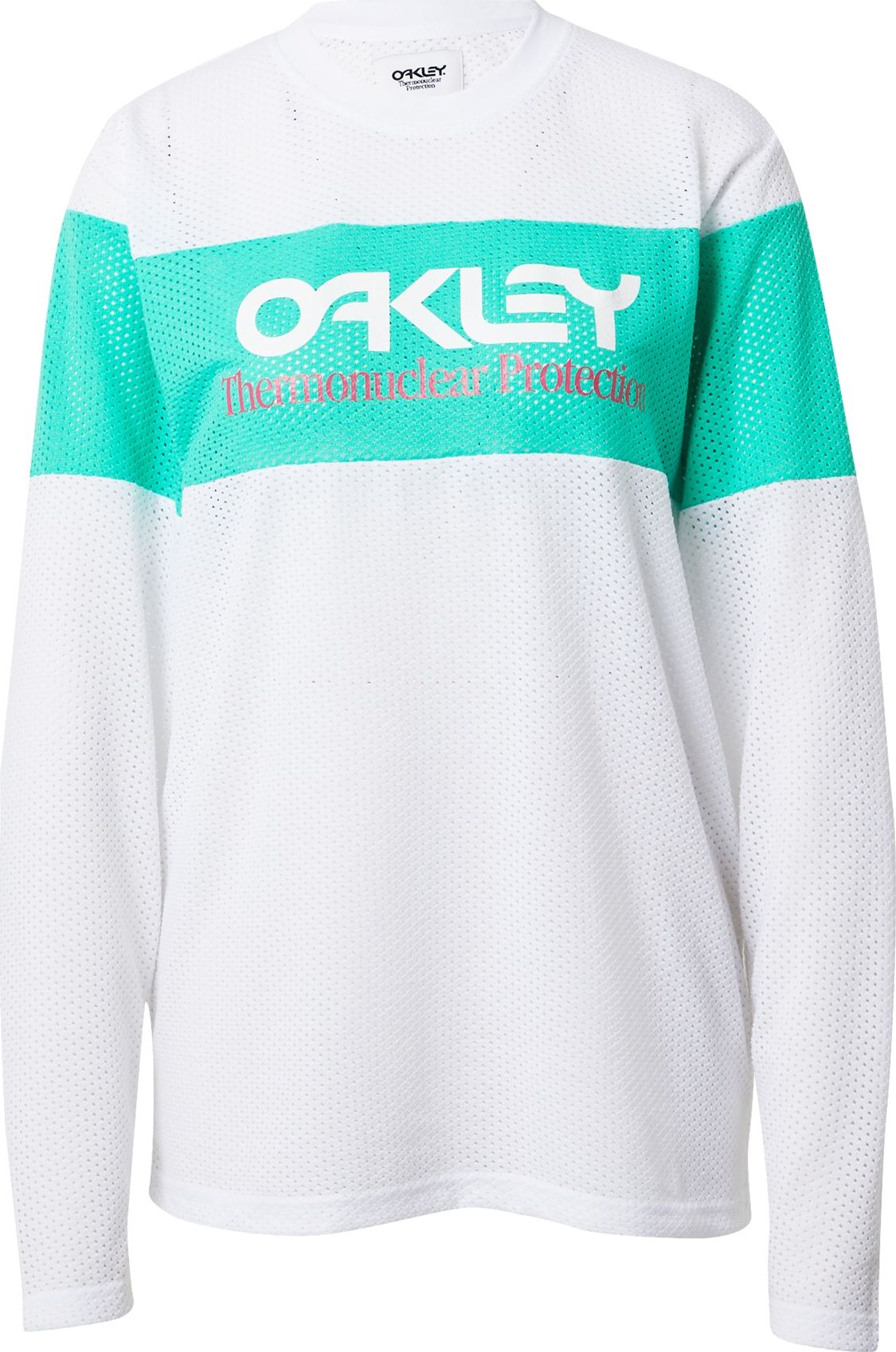 Funkční tričko 'TNP FIERY' Oakley zelená / bílá
