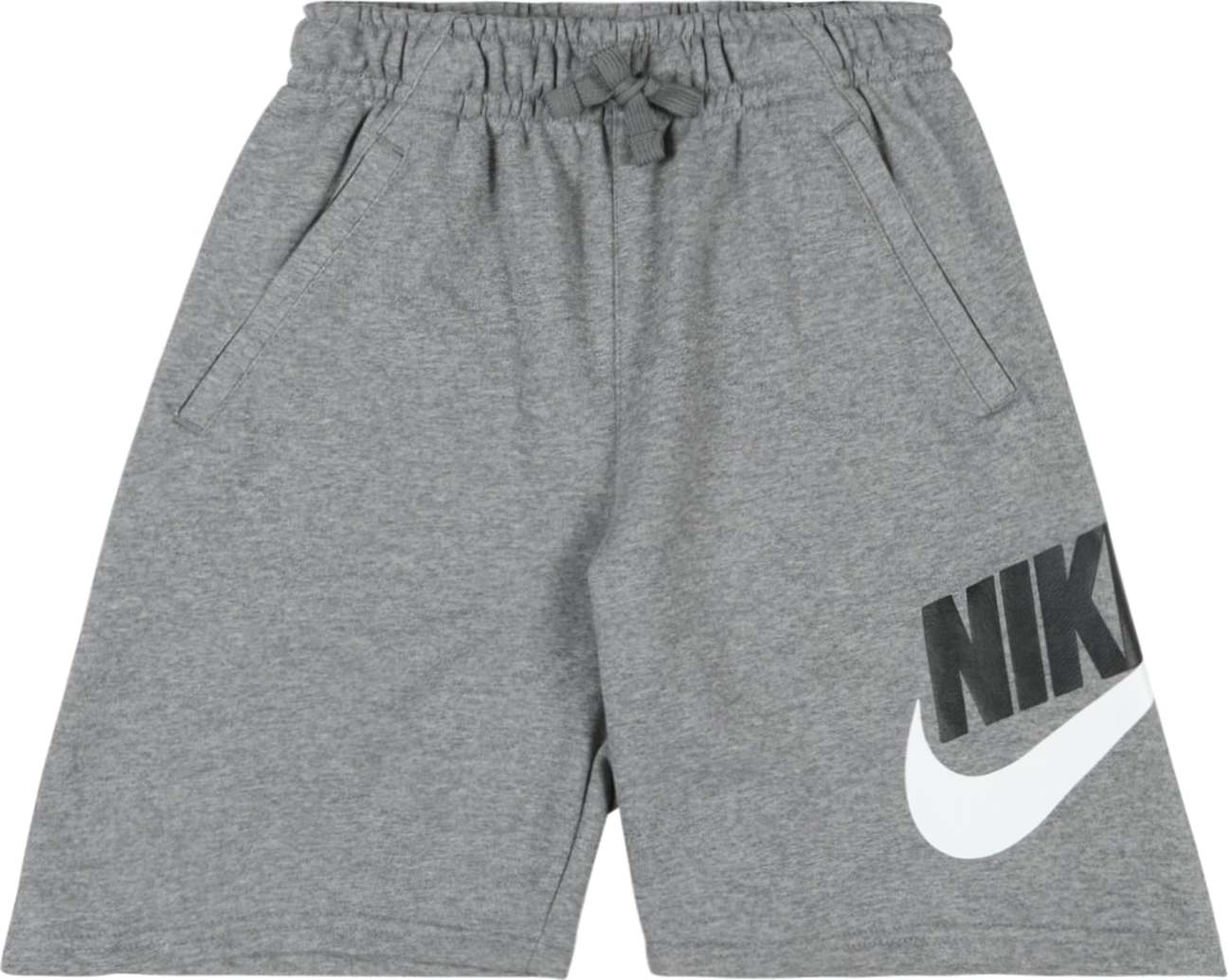 Kalhoty Nike Sportswear šedý melír / černá / bílá