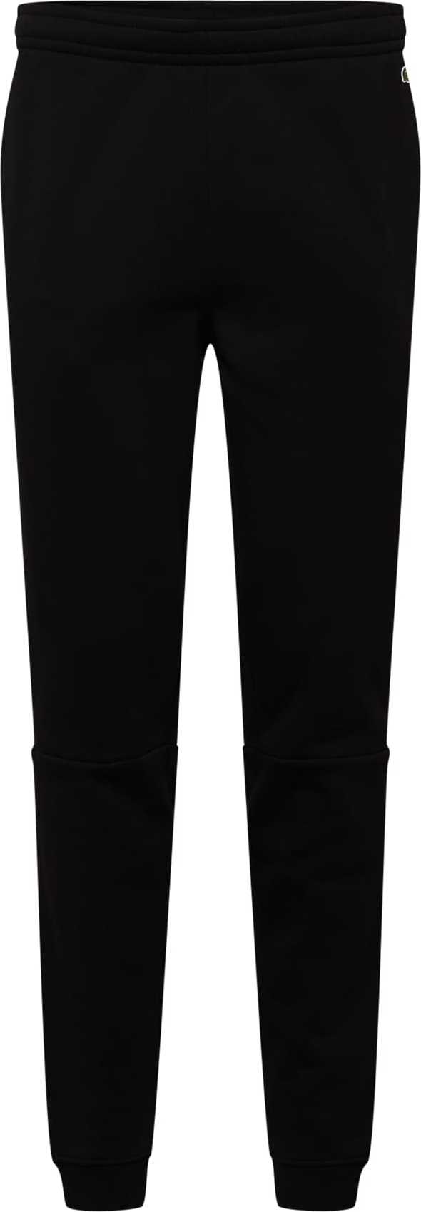 Kalhoty Lacoste černá / bílá
