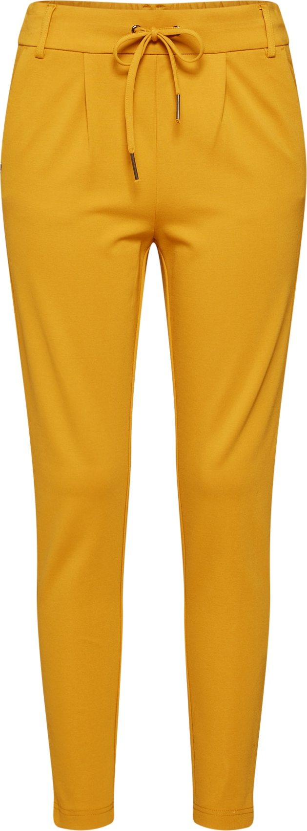 Kalhoty se sklady v pase 'Poptrash' Only žlutá