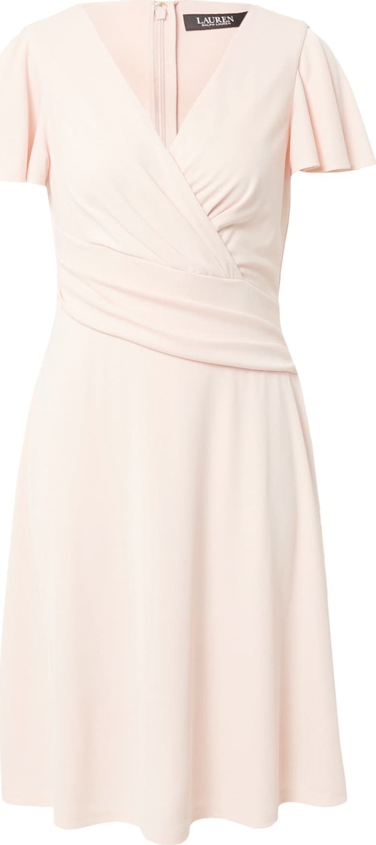 Koktejlové šaty Lauren Ralph Lauren růžová