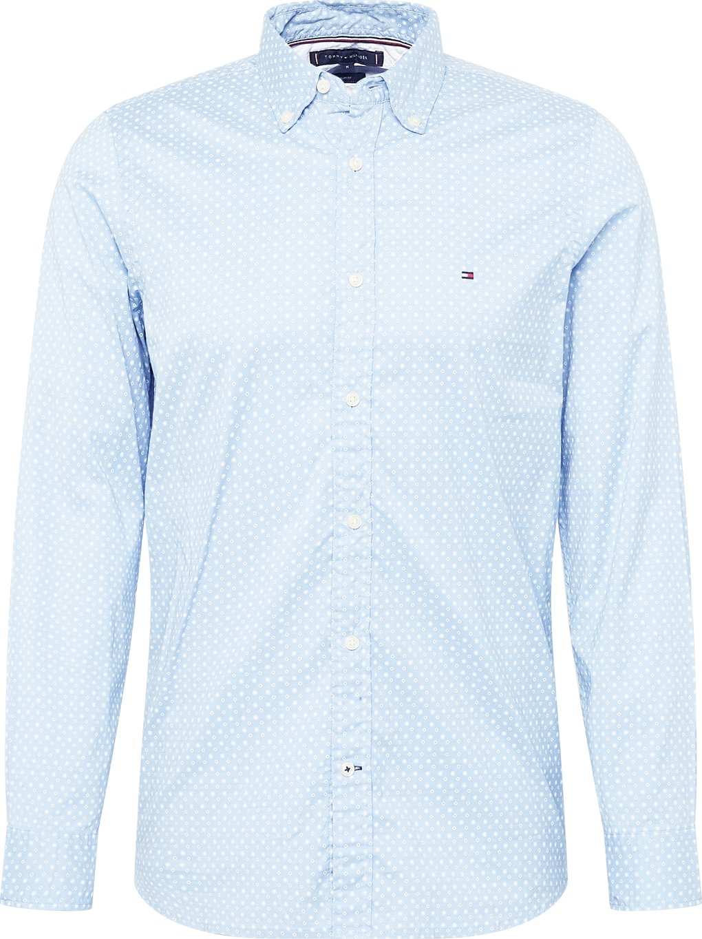 Košile Tommy Hilfiger námořnická modř / pastelová modrá / ohnivá červená / bílá