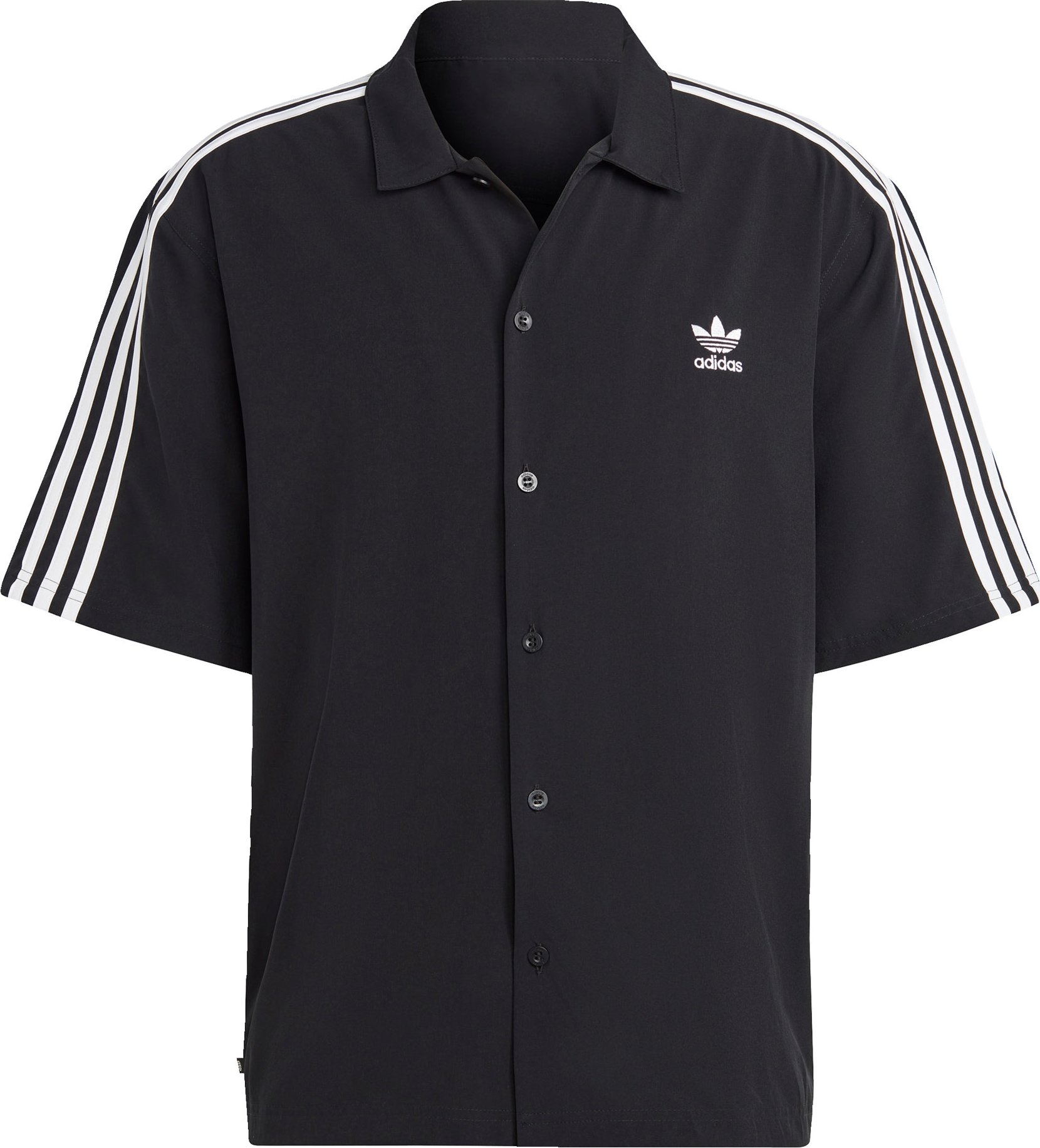 Košile adidas Originals černá / bílá