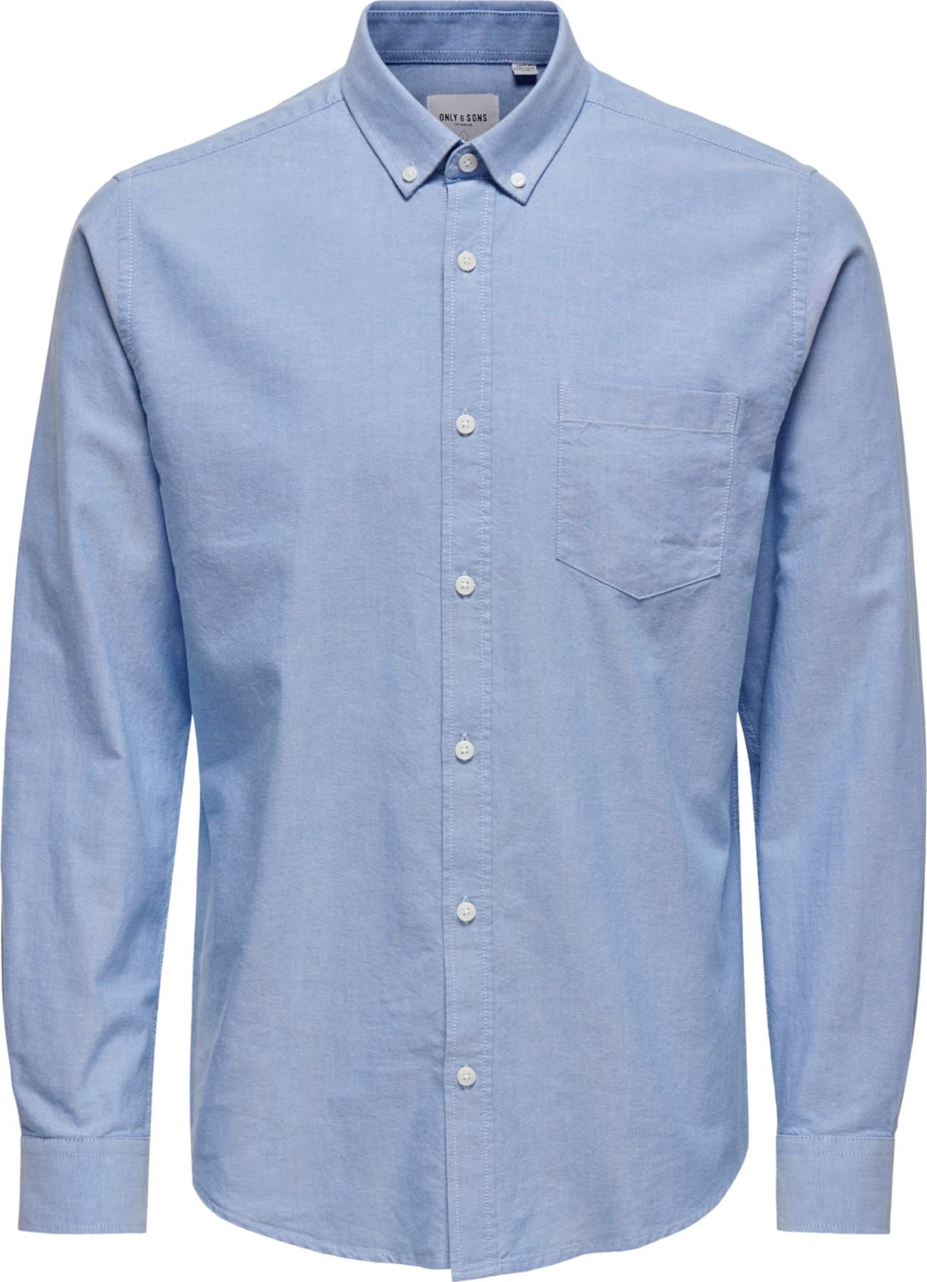 Košile 'Alvaro' Only & Sons kouřově modrá