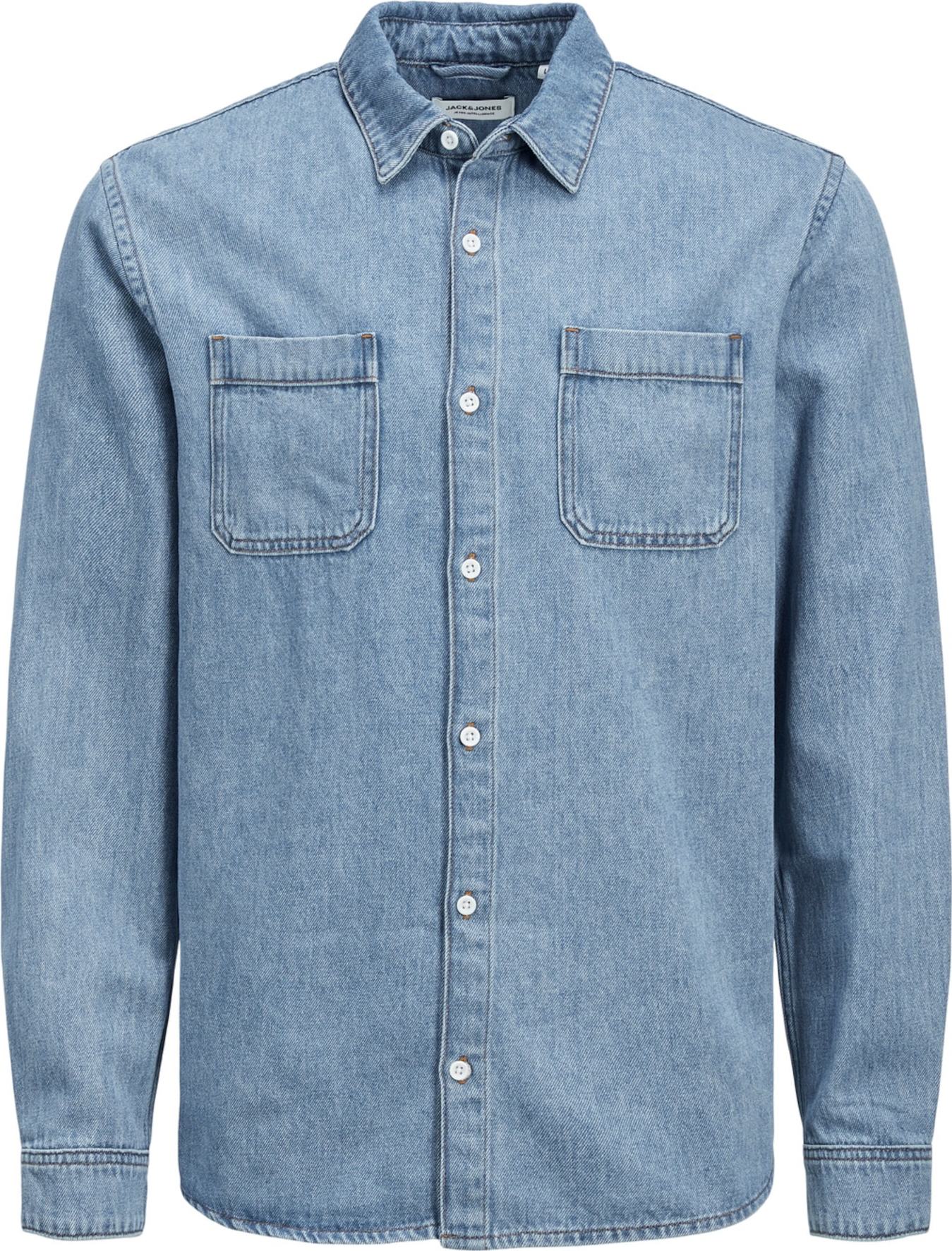 Košile 'Jeff' jack & jones modrá džínovina