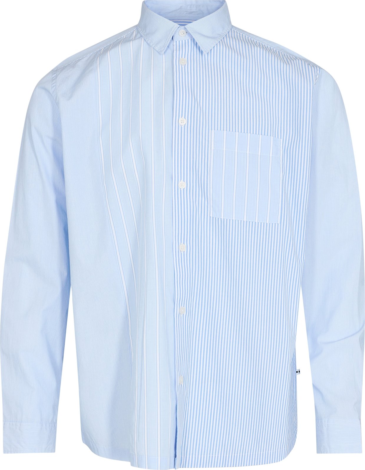 Košile 'Katto' Minimum kouřově modrá / světlemodrá / bílá