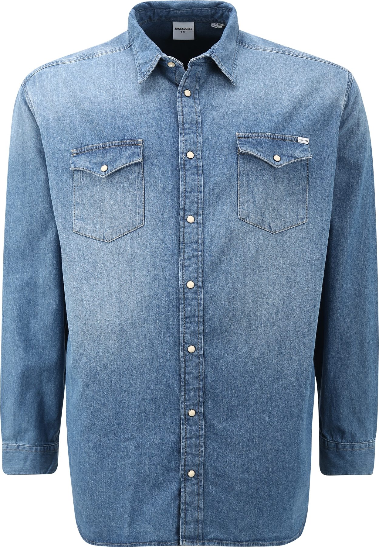 Košile 'Sheridan' Jack & Jones Plus modrá džínovina