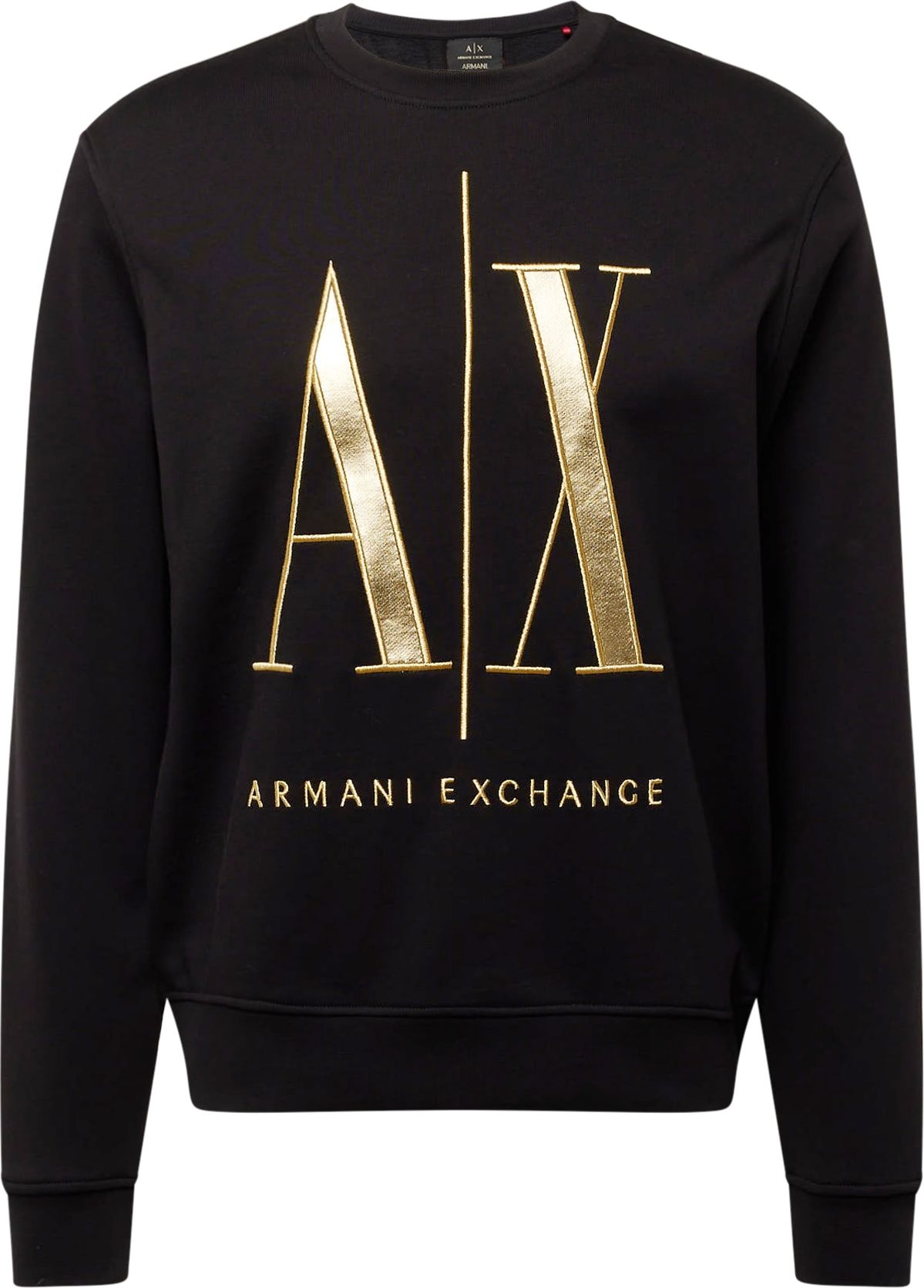 Mikina Armani Exchange zlatá / černá