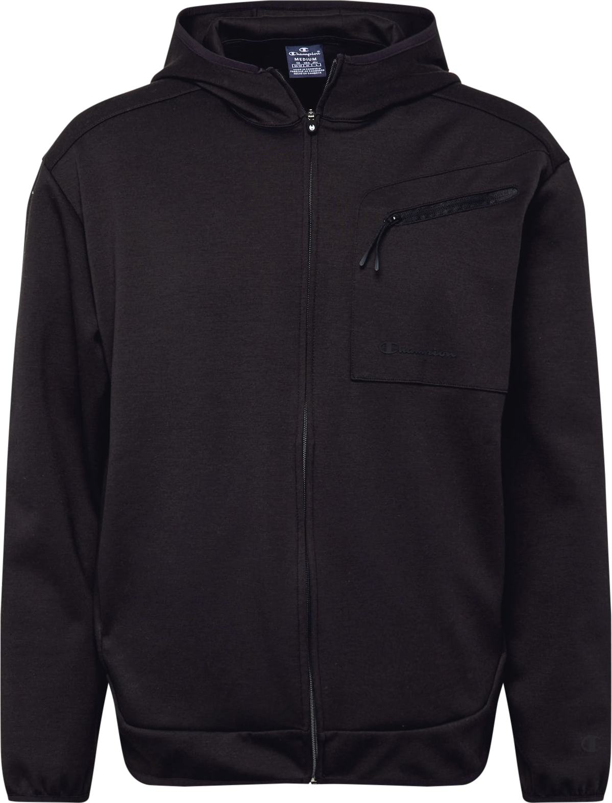 Mikina Champion Authentic Athletic Apparel šedá / černá