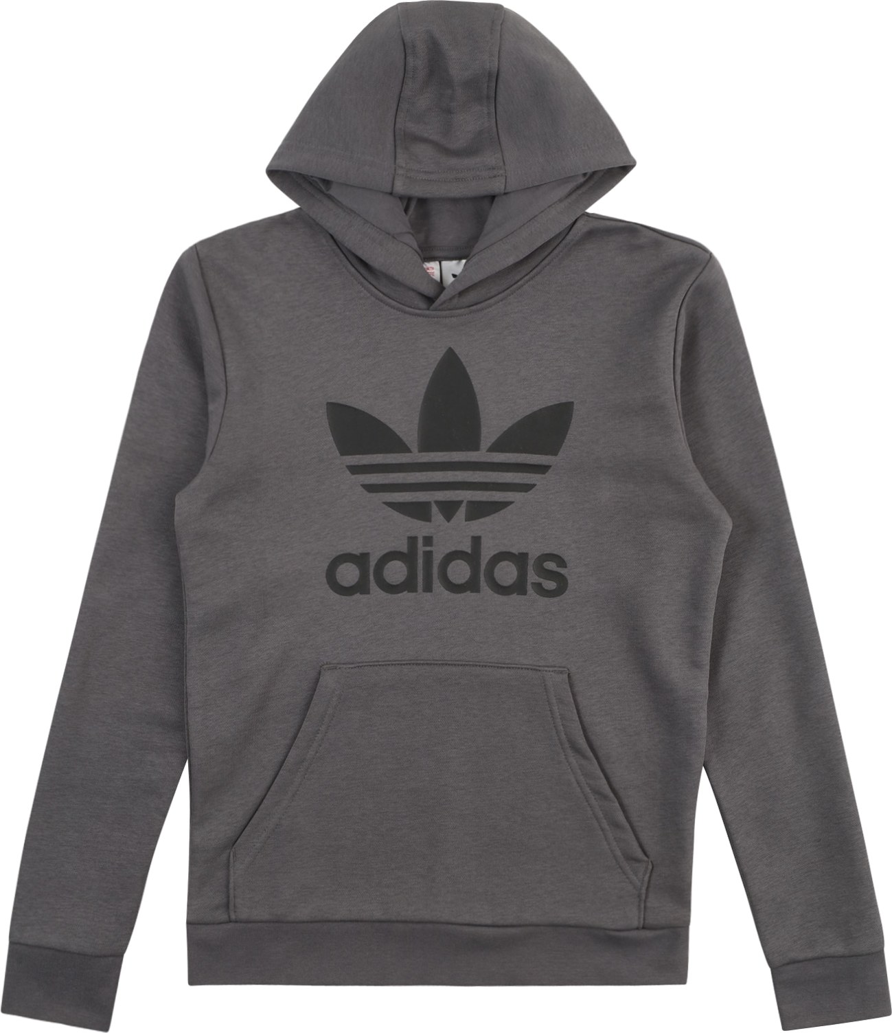 Mikina adidas Originals tmavě šedá / černá