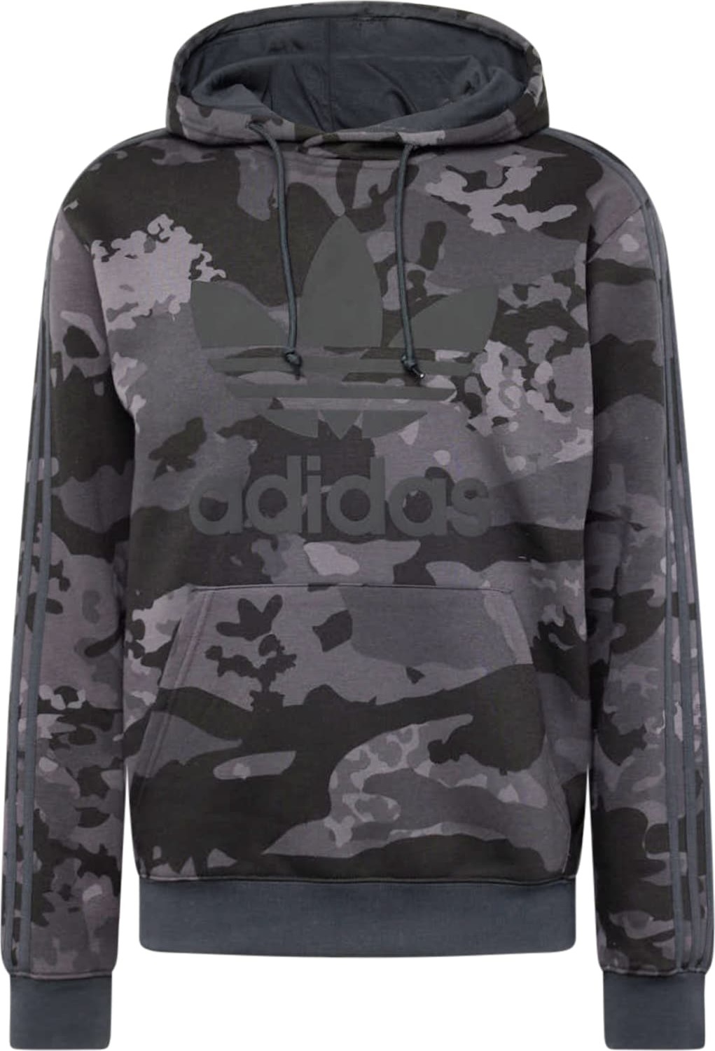 Mikina adidas Originals šedá / tmavě šedá / černá