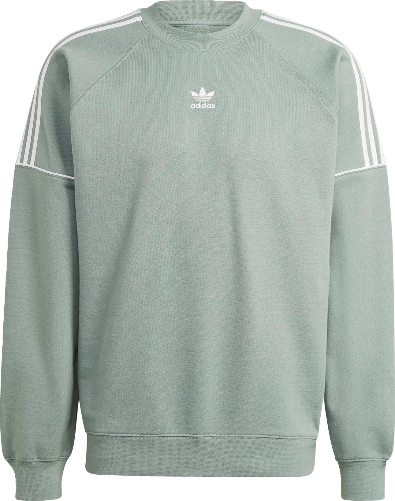 Mikina adidas Originals světle zelená / bílá