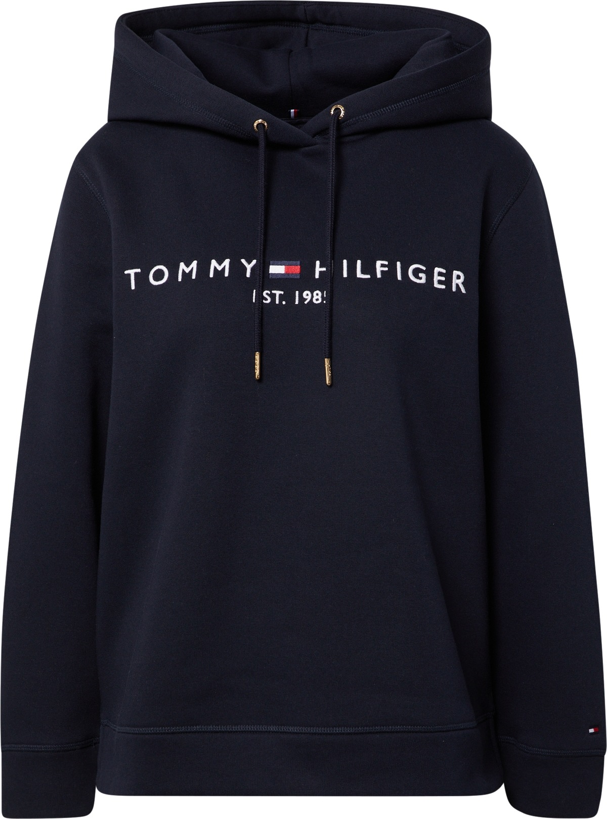 Mikina Tommy Hilfiger marine modrá / noční modrá / červená / bílá