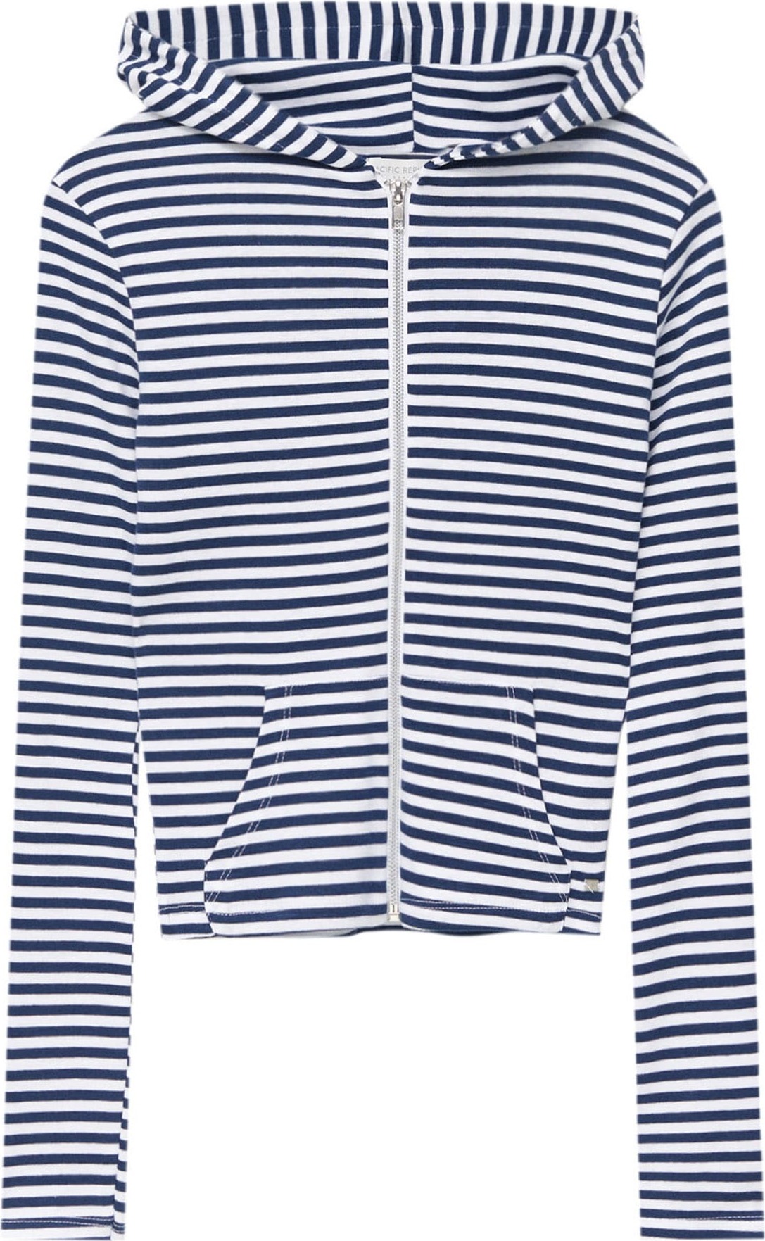 Mikina Pull&Bear námořnická modř / bílá